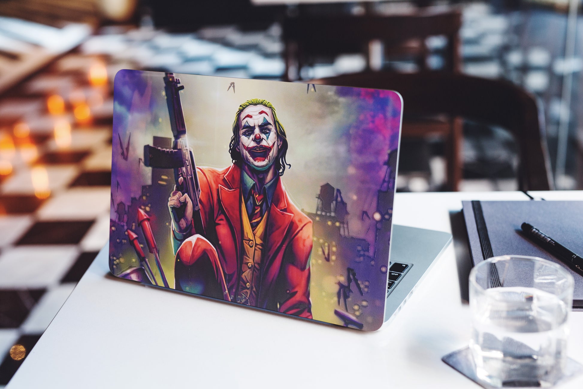 Joker Serious 3D Textured Laptop Skin - Skinly