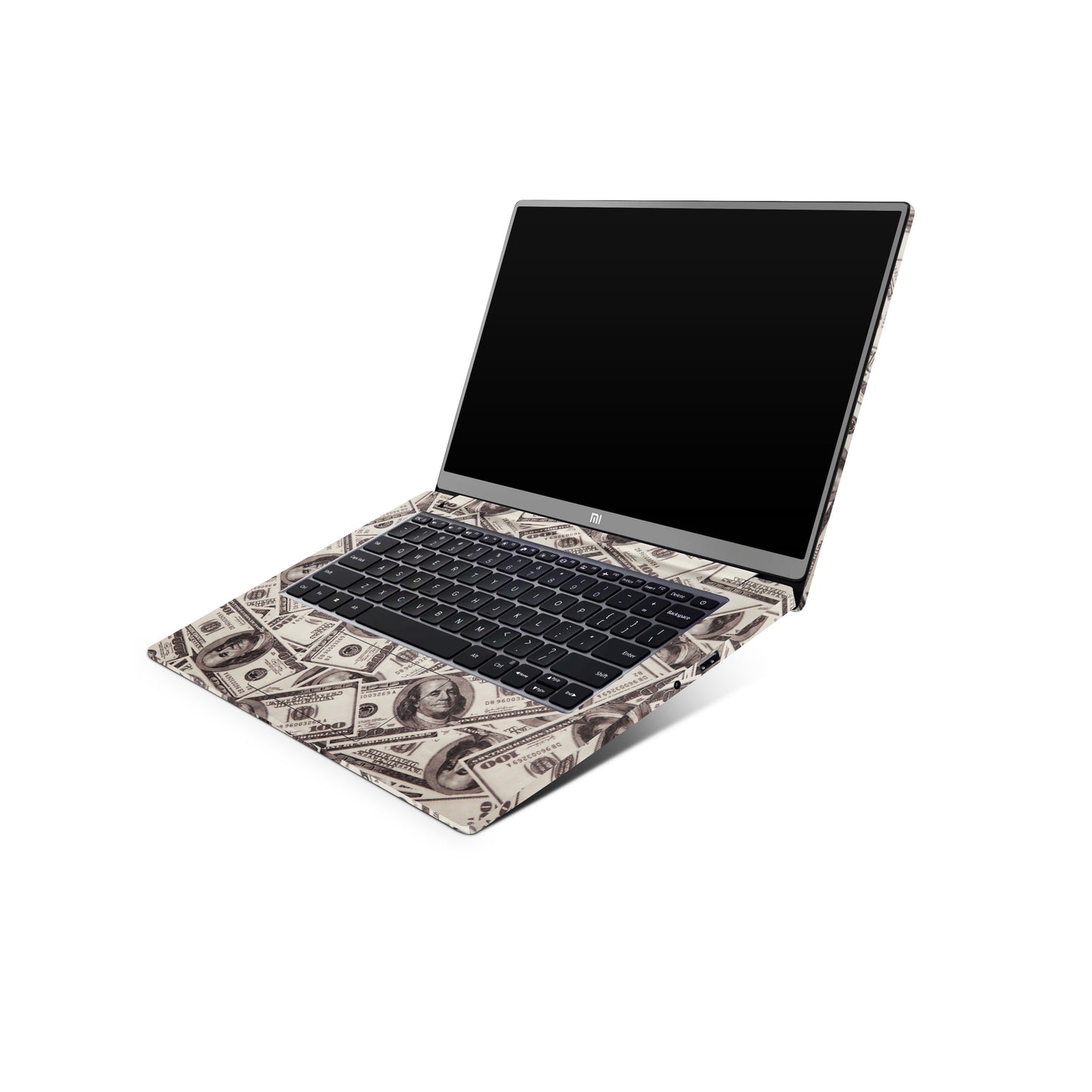 I Love Dollar Matte Finish Laptop Skin