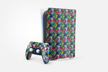 Among Us Colourful Play Station 5 Matte Finish Skin
