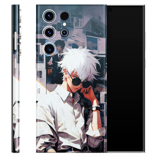 Gojo Satoru Jujustu Kaisen Anime Matte Finish Phone Skin