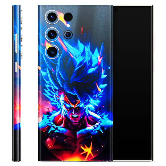 Angry Goku Dragon Ball Anime Matte Finish Phone Skin