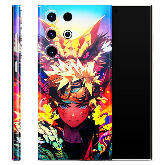 Angry Naruto Anime Matte Finish Phone Skin