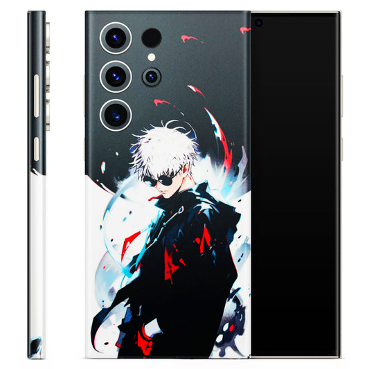 Gojo Powerful Charater Kaisen Anime Matte Finish Phone Skin