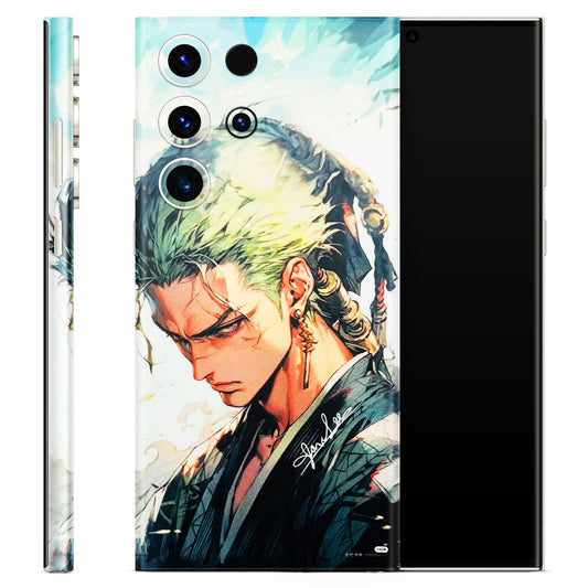 Pirate Hunter One Piece Anime Matte Finish Phone Skin