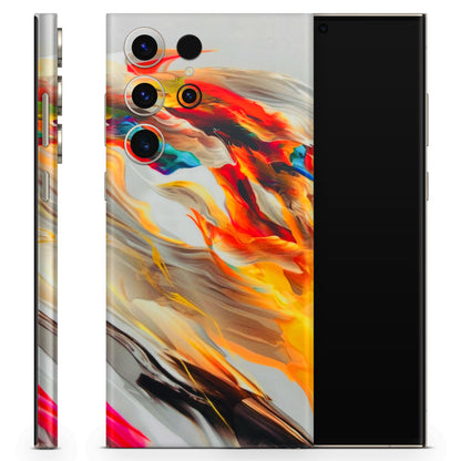 Acrylic Paint Matte Finish Phone Skin