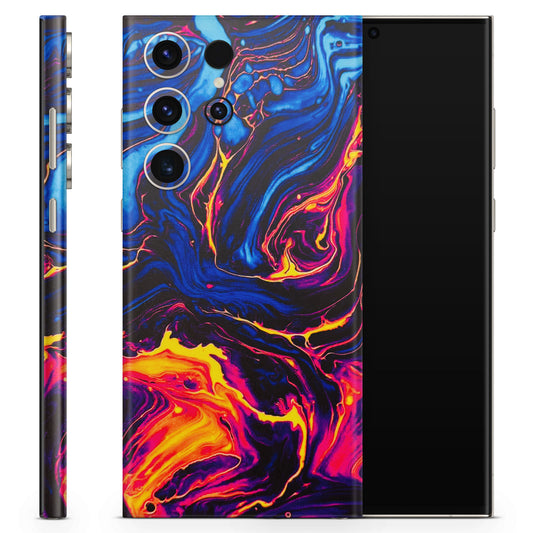 Abstract Paint Classy Matte Finish Phone Skin