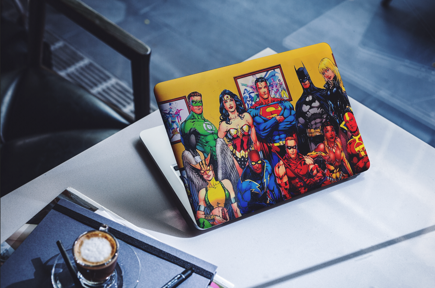 Justice League 3D Textured Laptop Skin