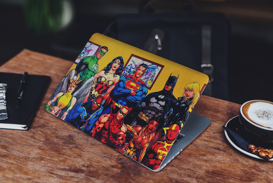 Justice League 3D Textured Laptop Skin