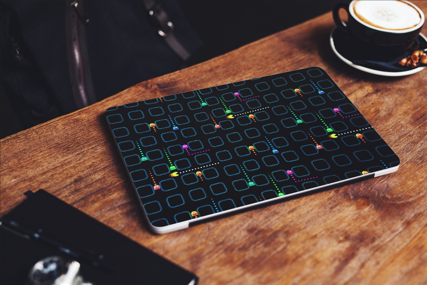 The Classic Pac-Man Matte Textured Laptop Skin