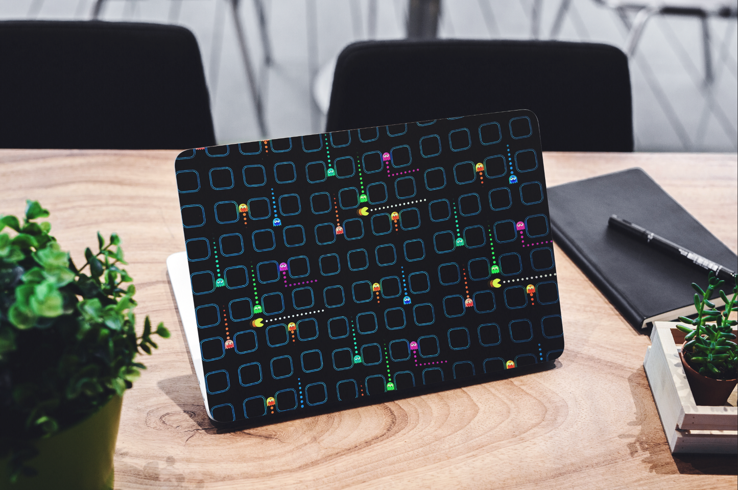 The Classic Pac-Man Matte Textured Laptop Skin
