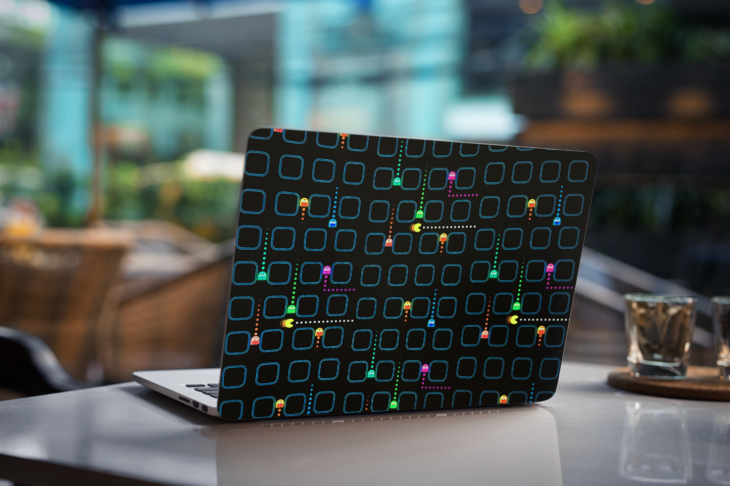 The Classic Pac-Man Matte Textured Laptop Skin