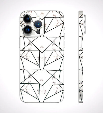 Ceramic Marble Print 3D Textured Phone Skin