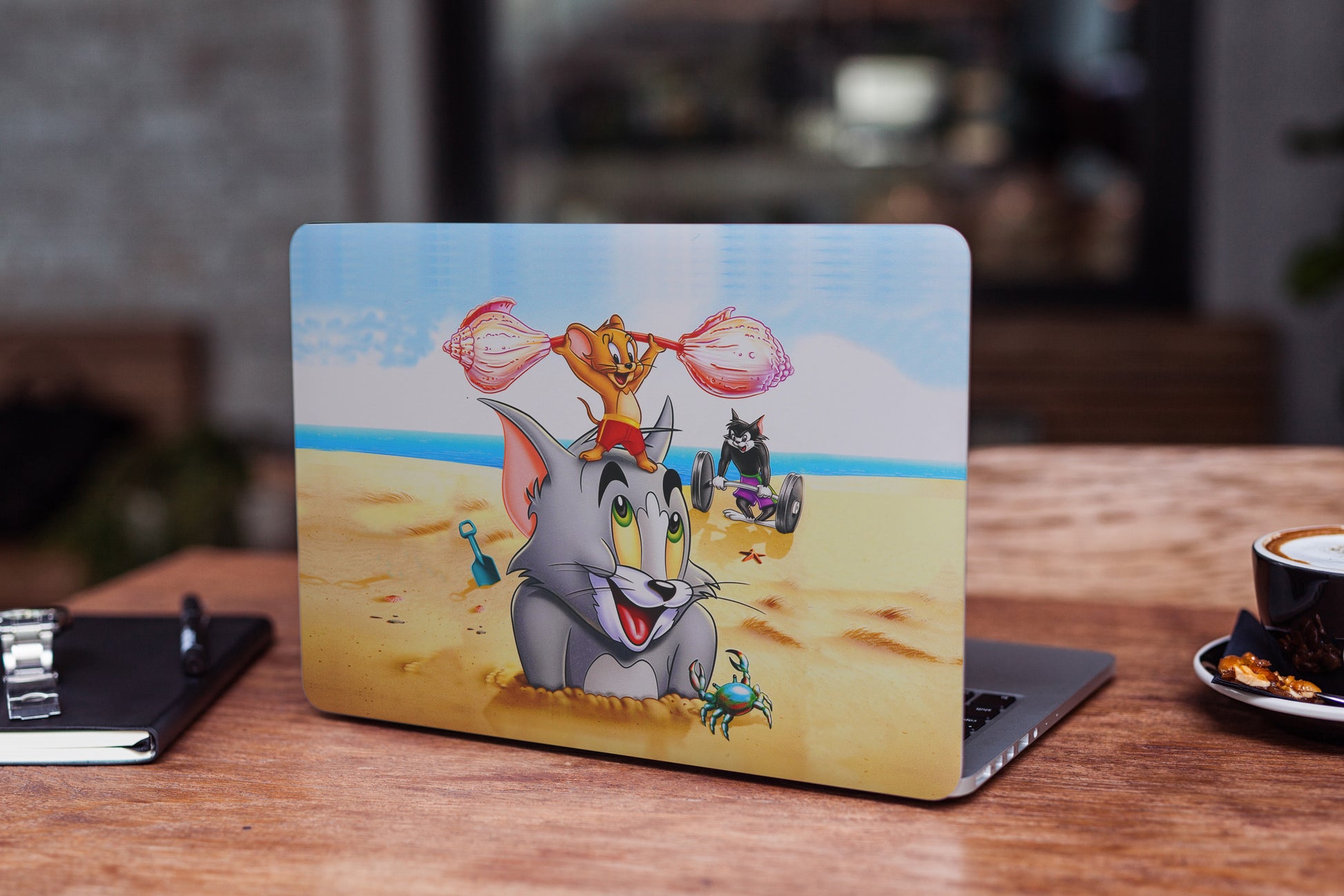 Tom N Jerry Fun 3D  Textured Laptop Skin - Skinly