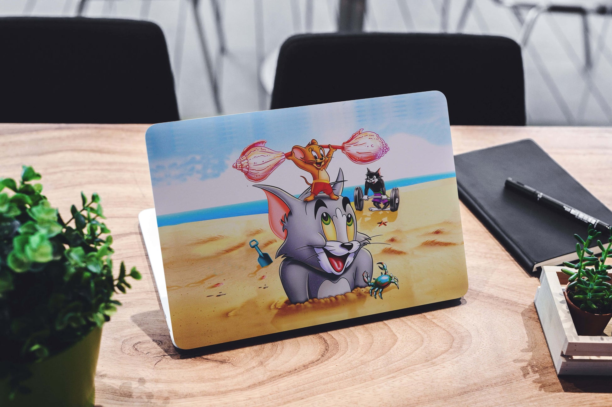 Tom N Jerry Fun 3D  Textured Laptop Skin - Skinly
