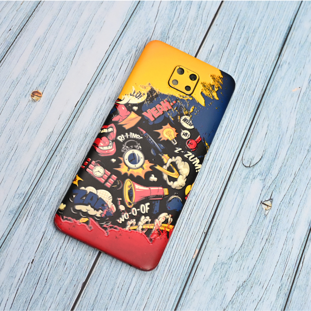 Pacific Doodle Art 3D Embossed Phone Skin - Skinly