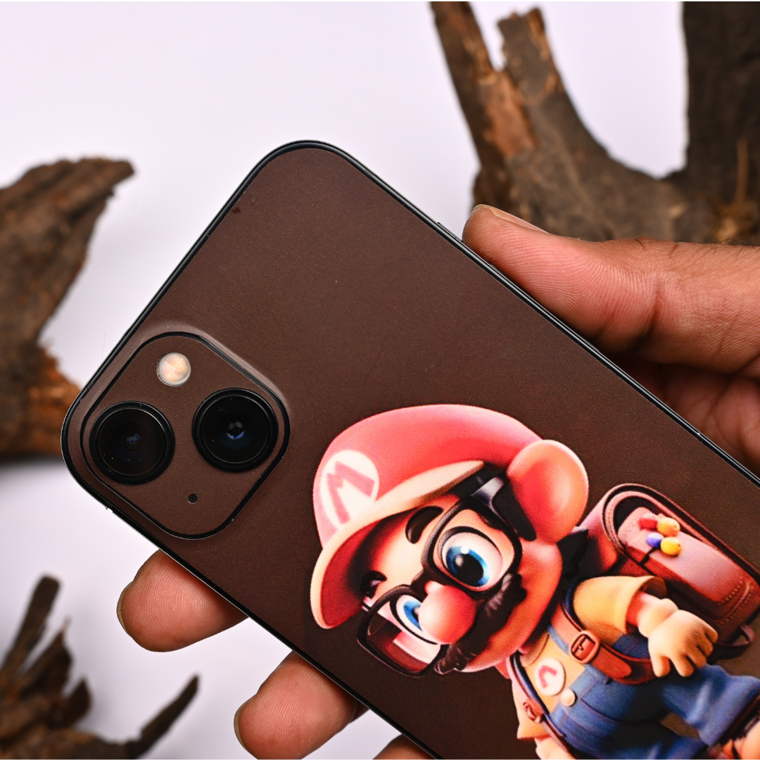 Little Mario 3D Embossed Phone Skin - Skinly