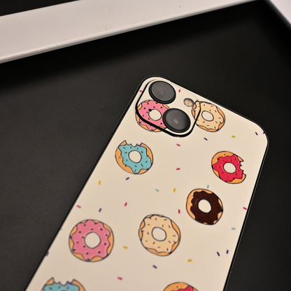 Mini Donuts Doodle Art 3D Embossed Phone Skin - Skinly