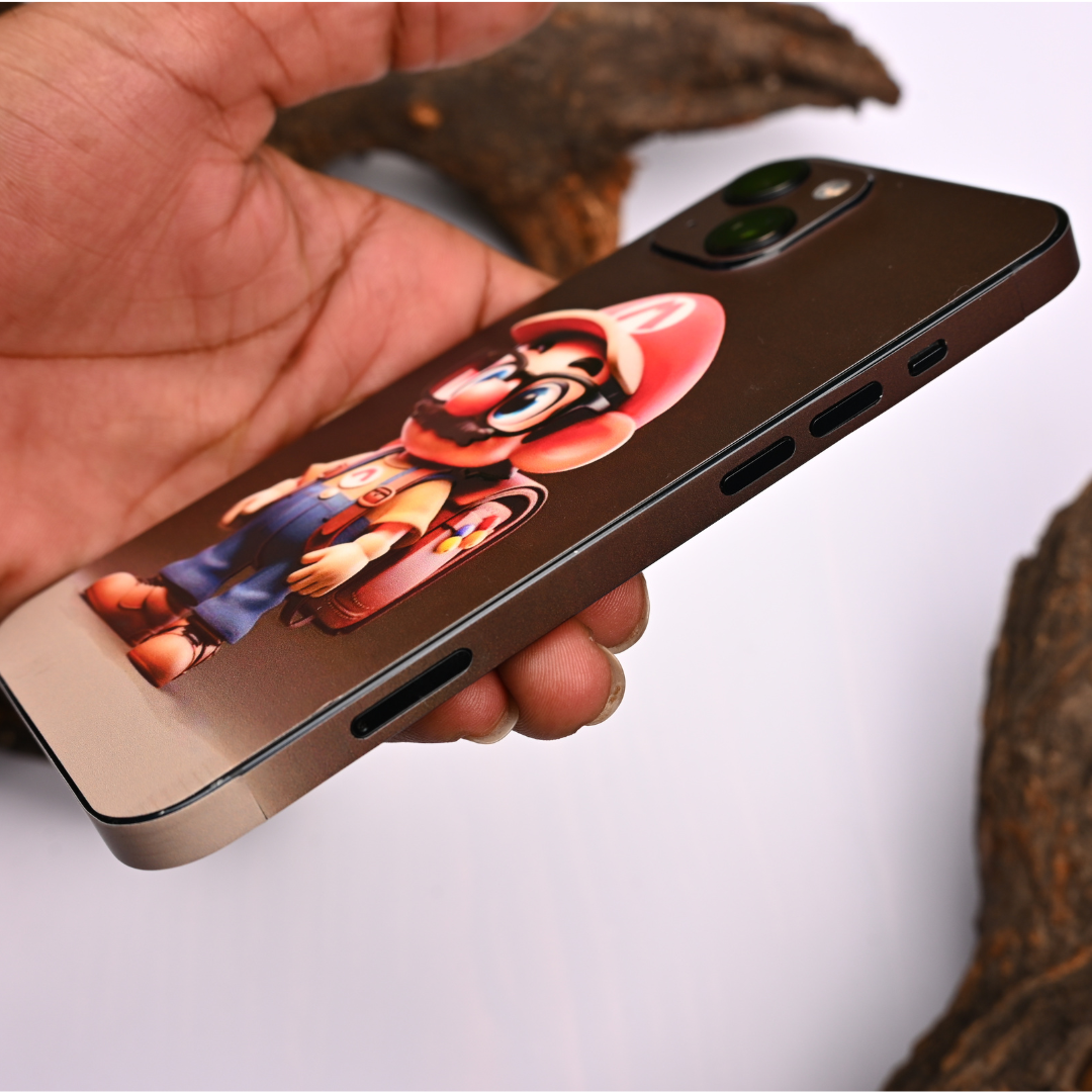 Little Mario 3D Embossed Phone Skin - Skinly