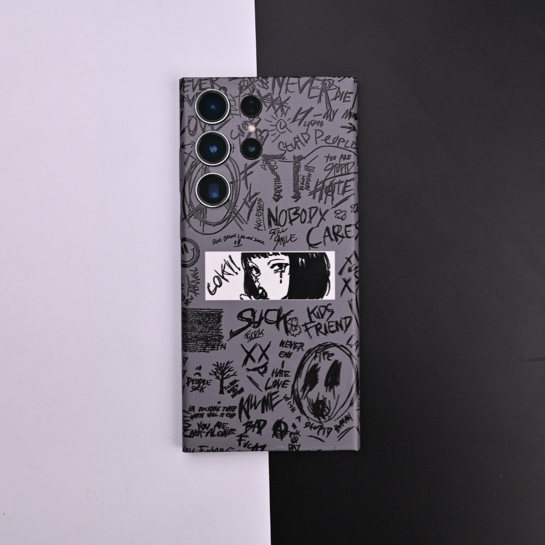 Never Have Love Anime 3D Embossed Phone Skin - Skinly