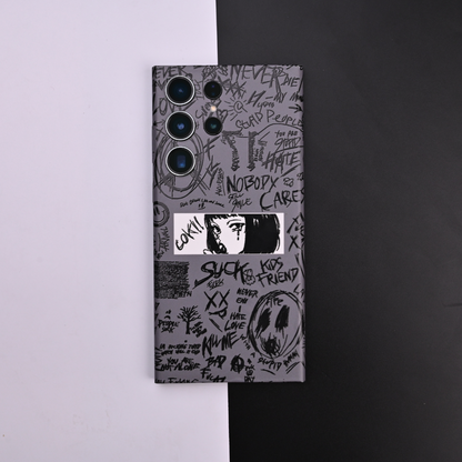 Never Have Love Anime 3D Embossed Phone Skin - Skinly