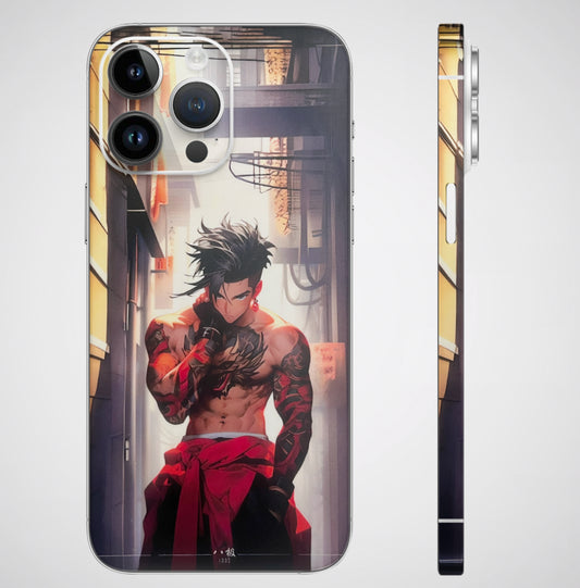 In the streets of Japan Matte Finish Phone Skin