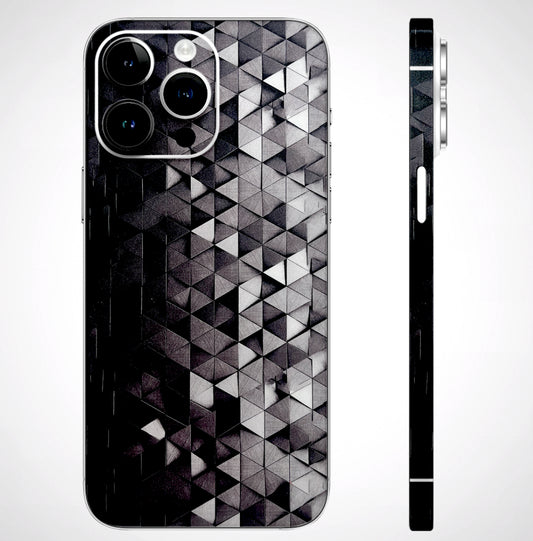 Black Diamond Pyramid Matte Finish Phone Skin