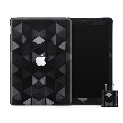 Black Triangle Affair Matte Finish Skin For iPad/Tablet