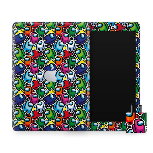 Among us Colourful Matte Finish Skin For iPad/Tablet