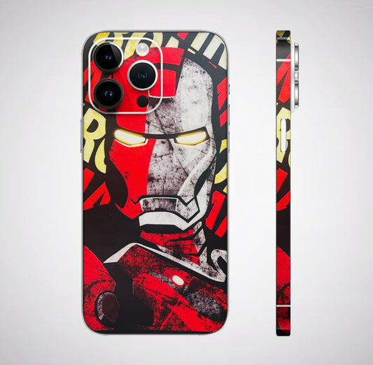 Ironman Full Face 3D Embossed Phone Skin - Skinly