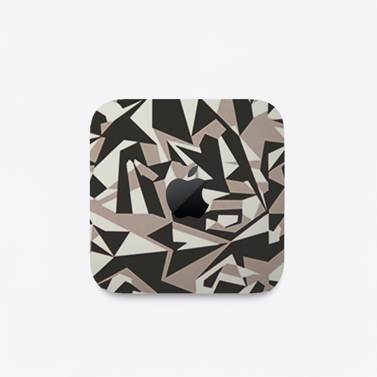 Colourfull Black And White Tiles Matte Finish Skin For Mac Mini M4/M2/M1