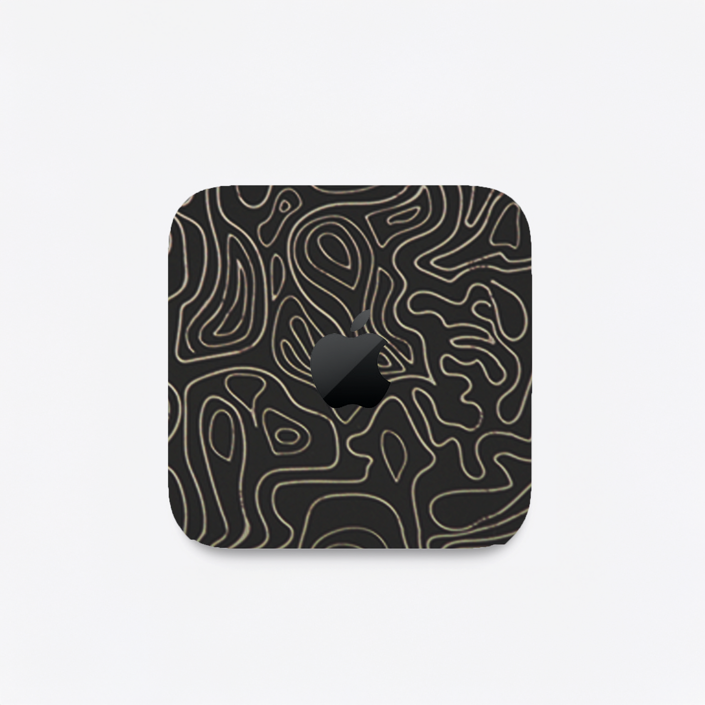 White Line Swirl Matte Finish Skin For Mac Mini M4/M2/M1