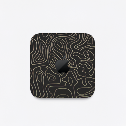 White Line Swirl Matte Finish Skin For Mac Mini M4/M2/M1