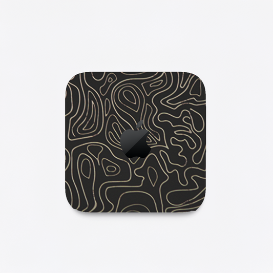 White Line Swirl Matte Finish Skin For Mac Mini M4/M2/M1