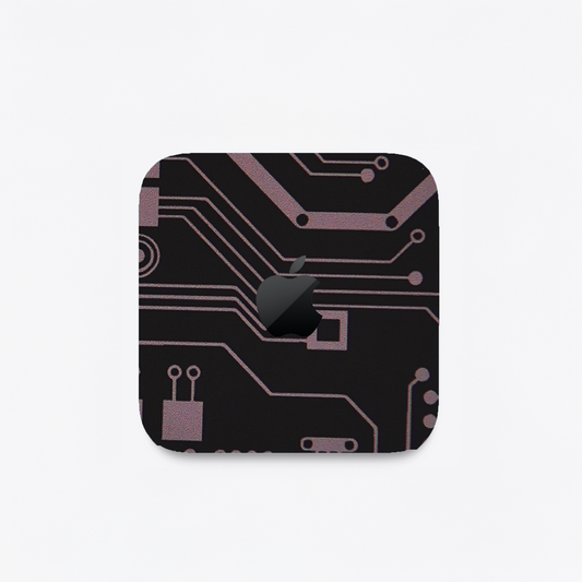 Black Tech Circuit Matte Finish Skin For Mac Mini M4/M2/M1