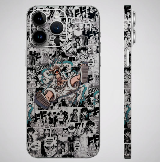 One Piece Comic Matte Finish Phone Skin