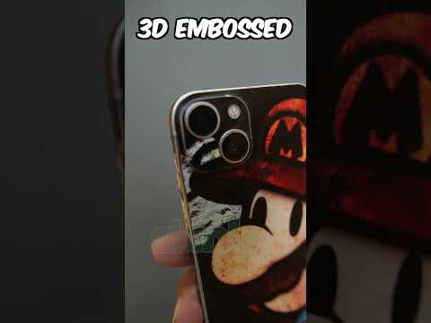 Mario 3D Textured Phone Skin