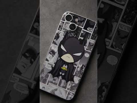 Toon Batman 3D Textured Phone Skin