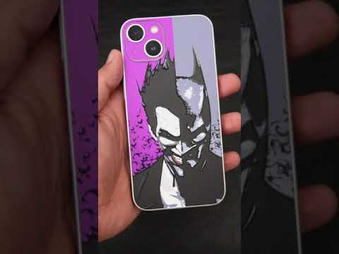 Batman & Joker 3D Textured Phone Skin