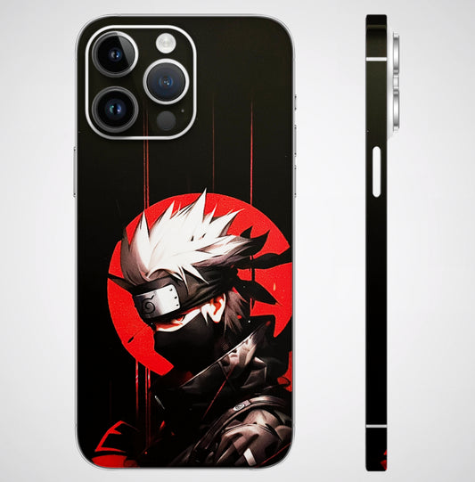 Naruto Anime Blood Matte Finish Phone Skin