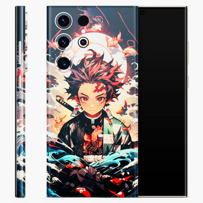 Tanjiro Demon Slayer Anime Matte Finish Phone Skin