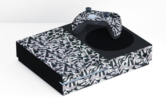 Xbox Series S Colourfull Black And White Tiles Matte Finish Skin