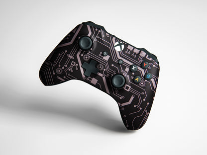 Xbox Series S Black Tech Circuit Matte Finish Skin